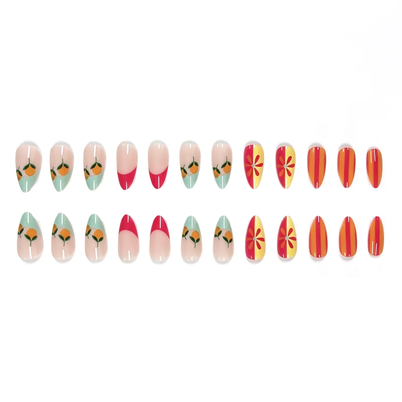 Abstract Themed Nail Art Enhancements Stornfield