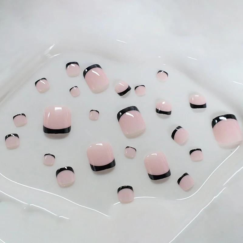 Abstract French Tip Nail Art Stornfield
