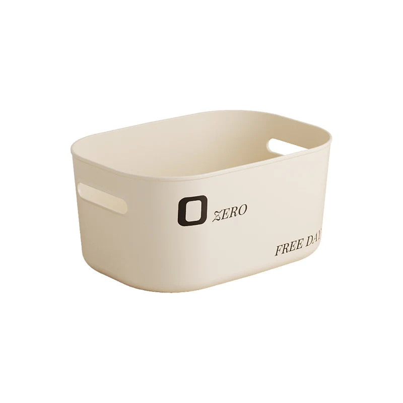 Plastic storage box with lid, medium size
