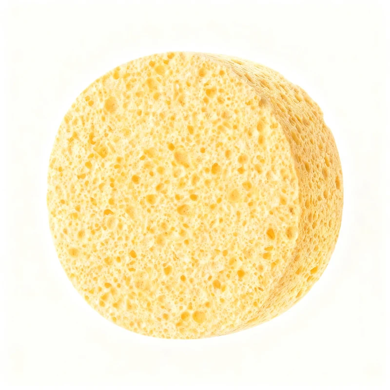 Wood fiber sponge for cleaning and washing
