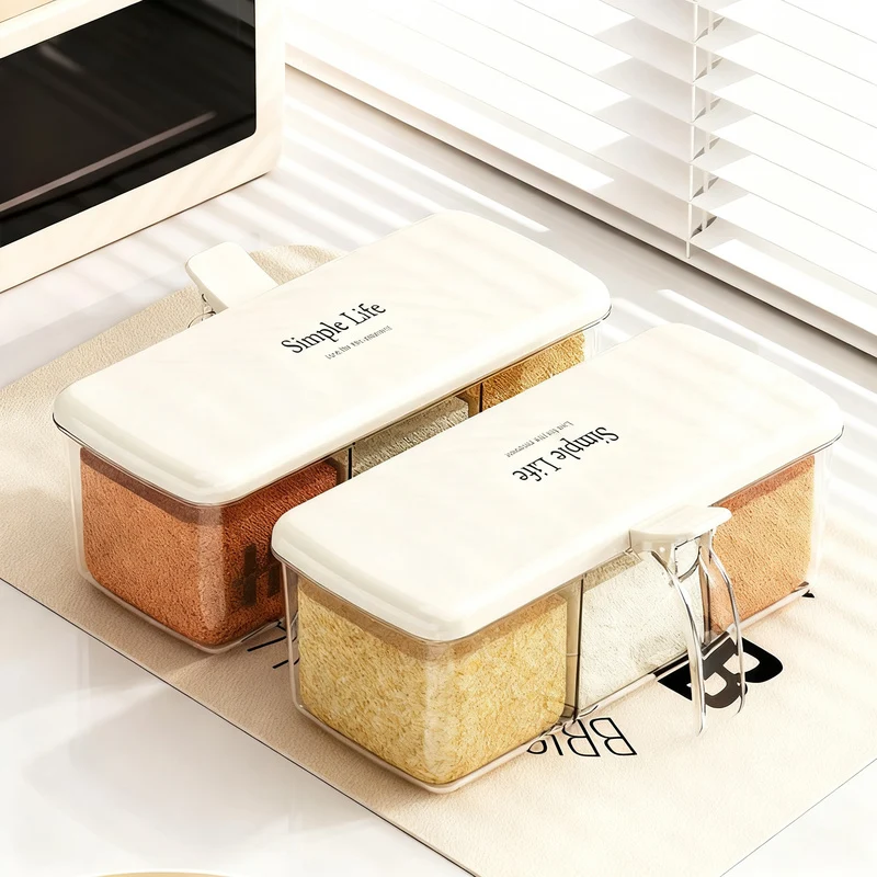 Spice box with multiple compartments