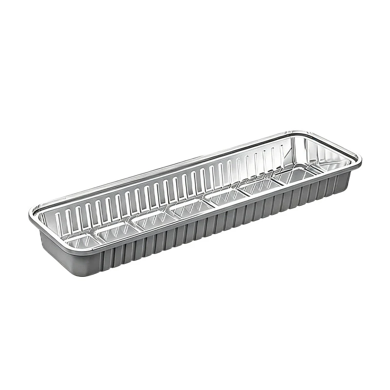 Disposable aluminum oil pan for extractor