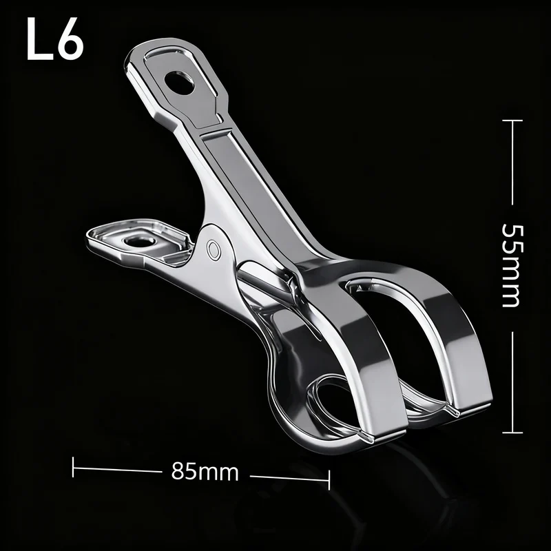 Stainless steel clothespins, large, wind resistant