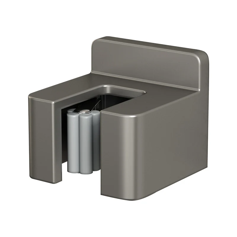 Stainless steel wall holder for brooms and mops