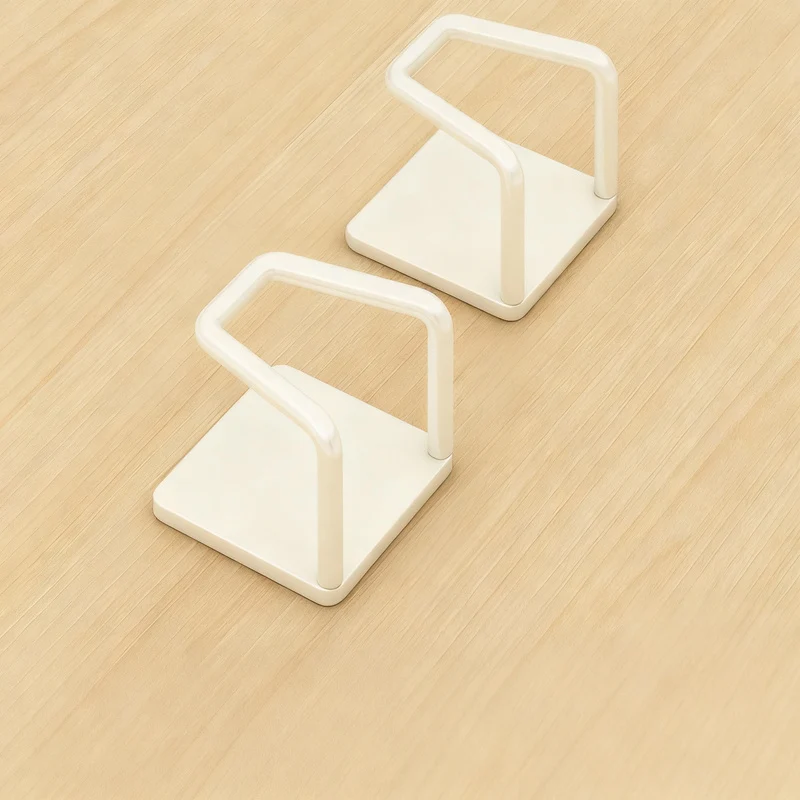 Stainless steel wall hooks without drilling, set of 6/8