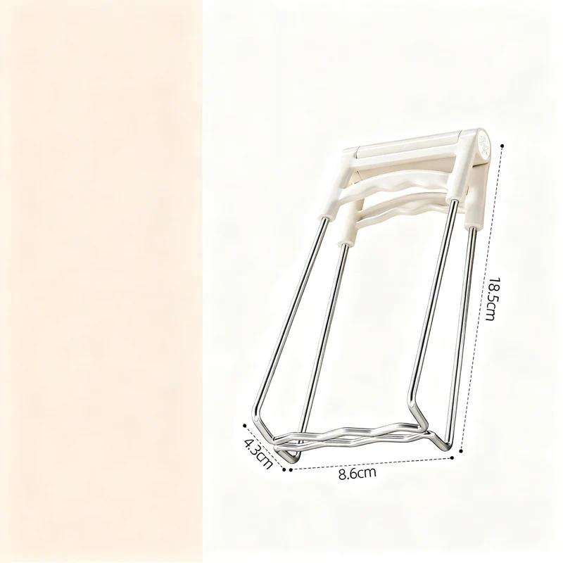 Stainless Steel Bowl Tongs with Heat Protection