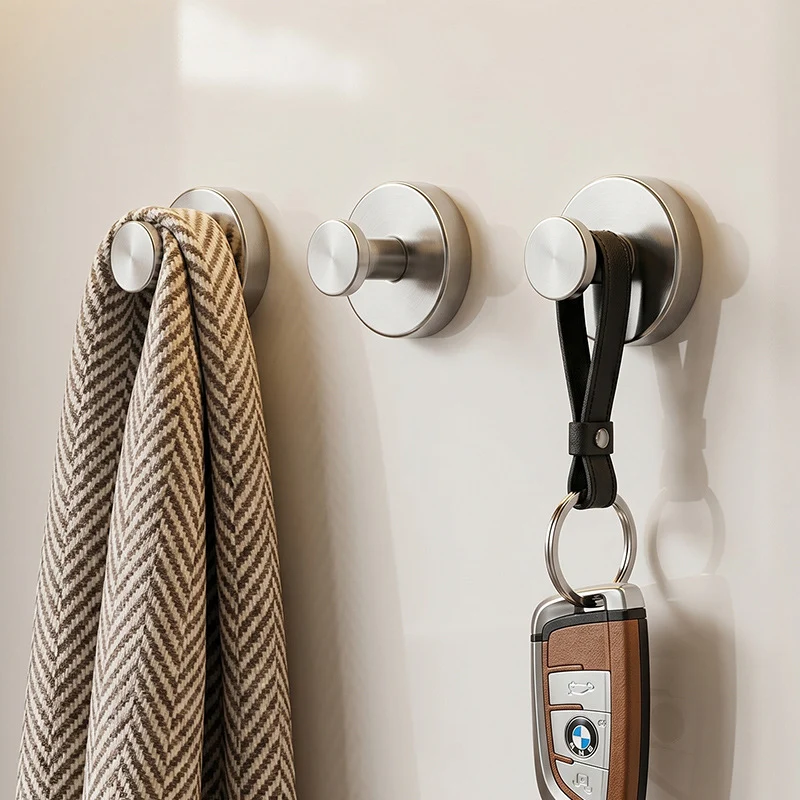 Stainless Steel Suction Cup Hook, No Drilling