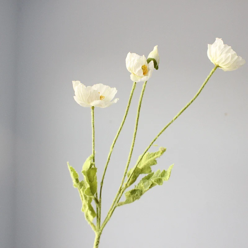 Lebensechte Mohnblumenstiel
