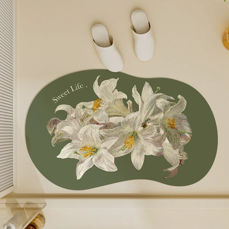 Modern Abstract Bath Mat