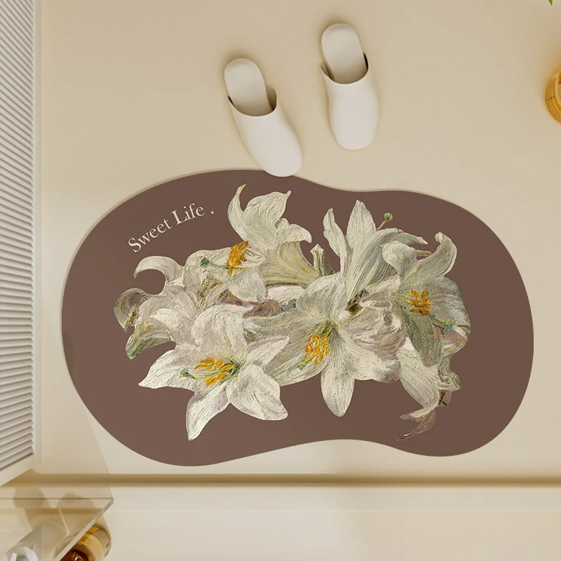 Modern Abstract Bath Mat