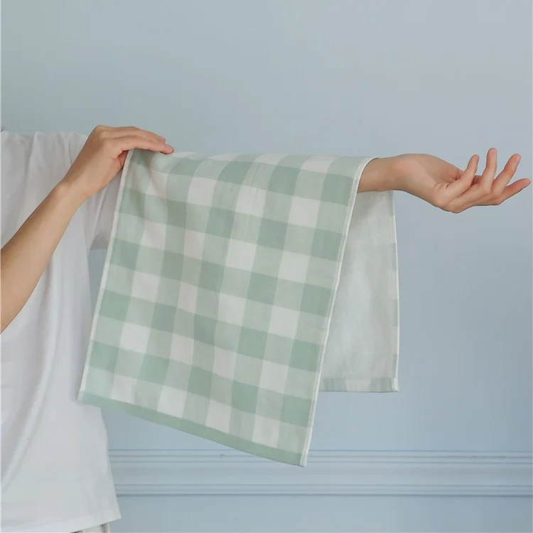 Vichy check dish towel and absorbent guest towel Stornfield