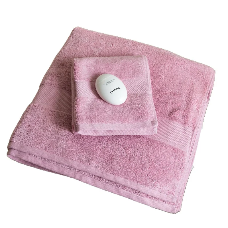 Powerful terry bath towel with waffle border Stornfield