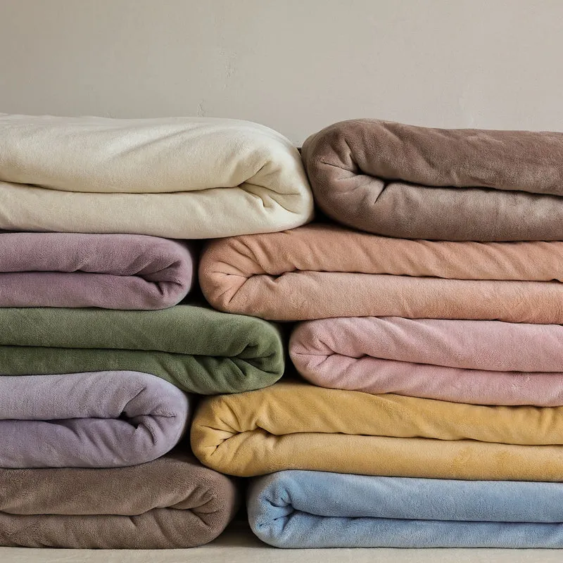 Plush bedding set with velvety microfiber surface Stornfield