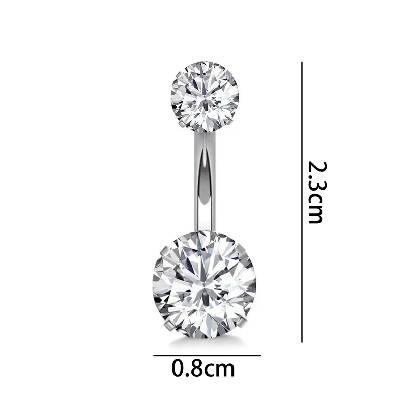 Titan-Piercingstab, flache Basis, Innengewinde