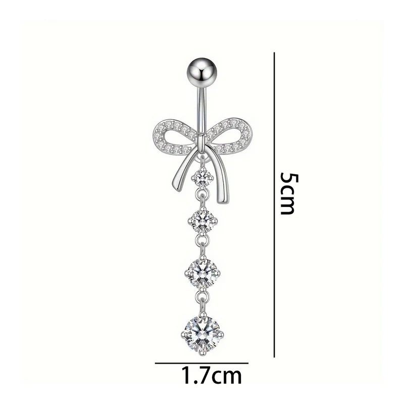 Titan-Piercingstab, flache Basis, Innengewinde