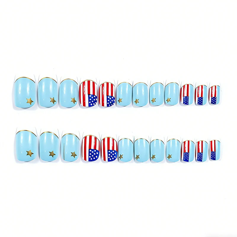 Patriotic Themed Nail Art Stornfield