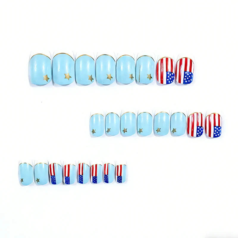 Patriotic Themed Nail Art Stornfield