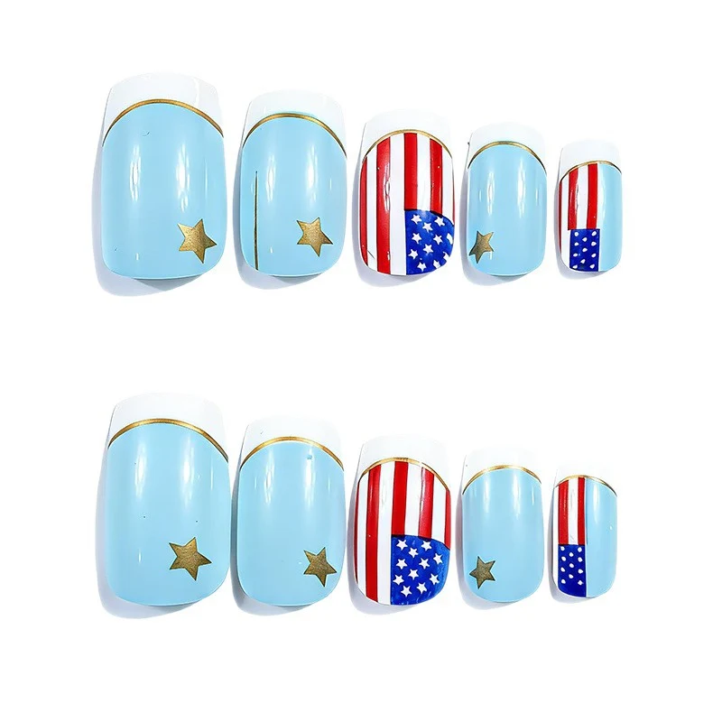 Patriotic Themed Nail Art Stornfield