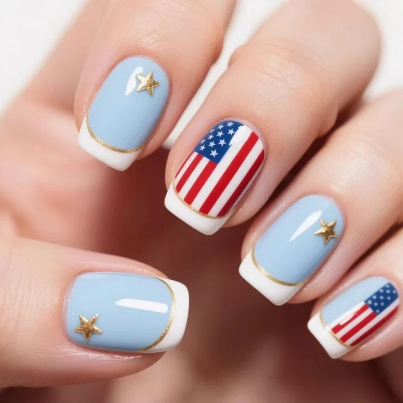 Patriotic Nail Art Stornfield