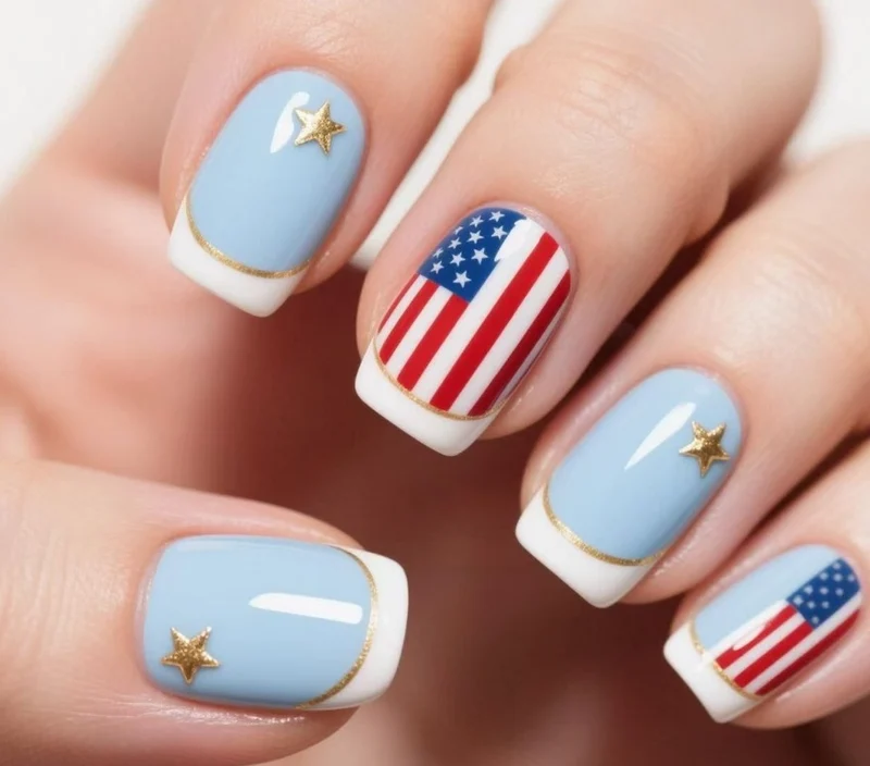 Patriotic Nail Art Stornfield