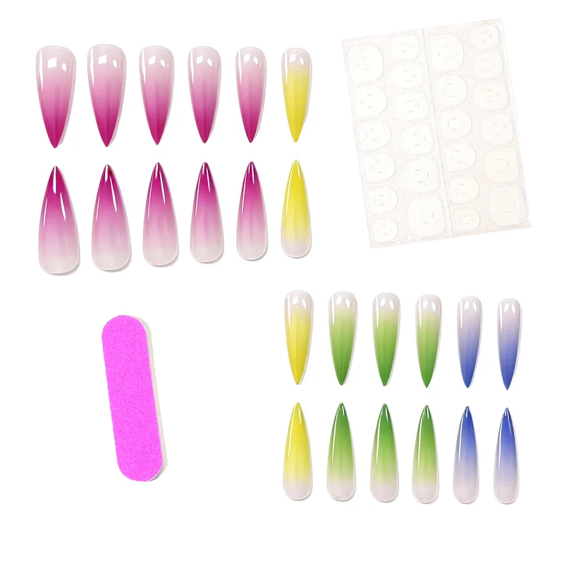 Ombre Stiletto Nail Enhancements Stornfield