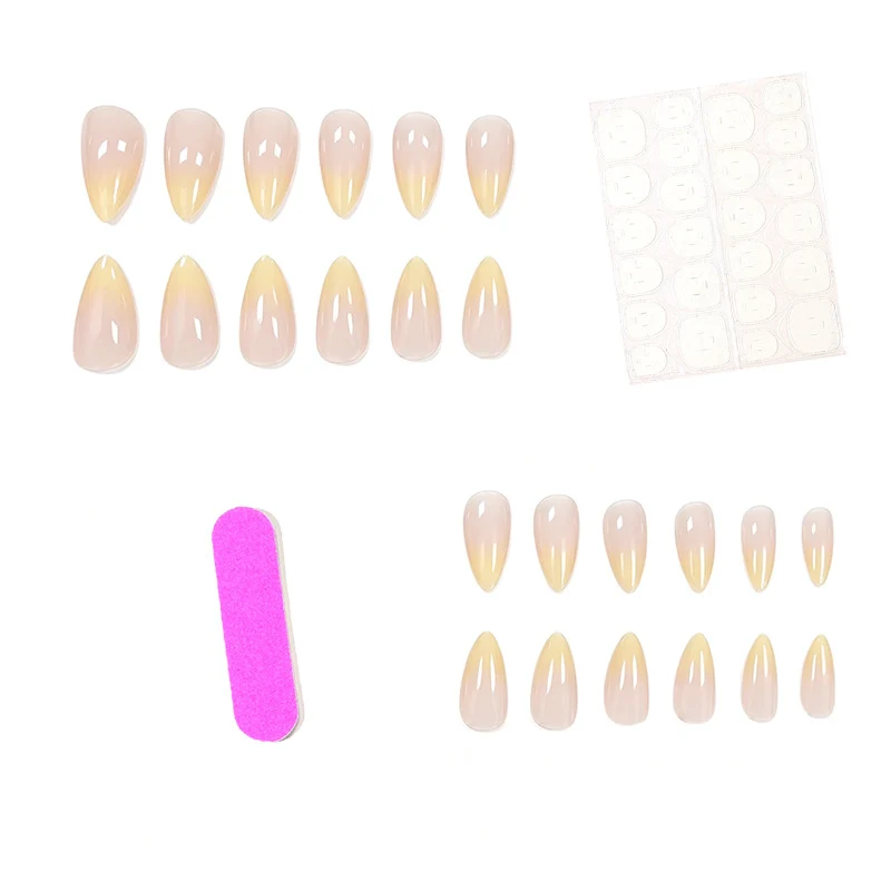 Ombre Almond-Shaped Nail Enhancements Stornfield