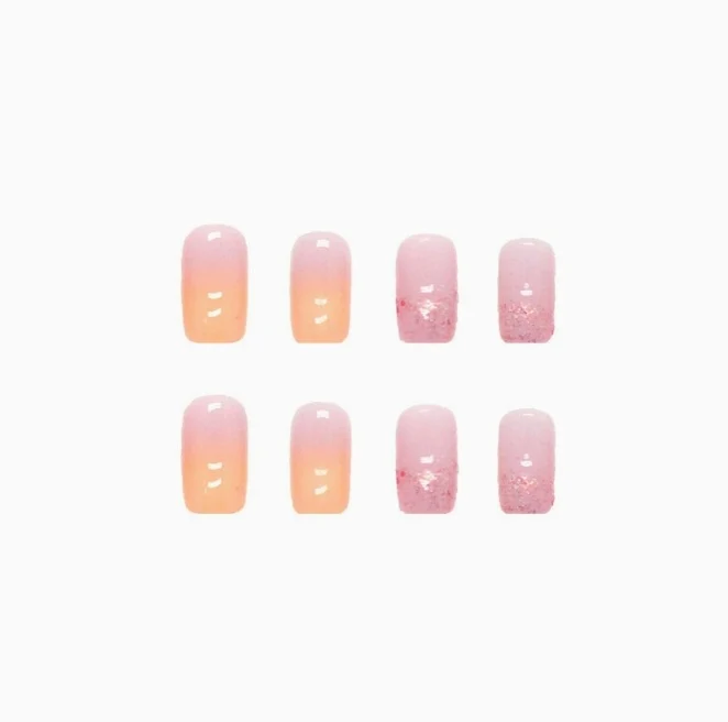 Ombre Acrylic Nail Art Enhancements Stornfield