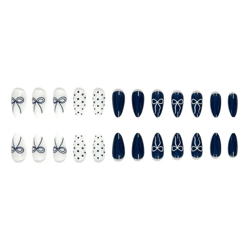 Nautical-Inspired Gel Nail Art Stornfield
