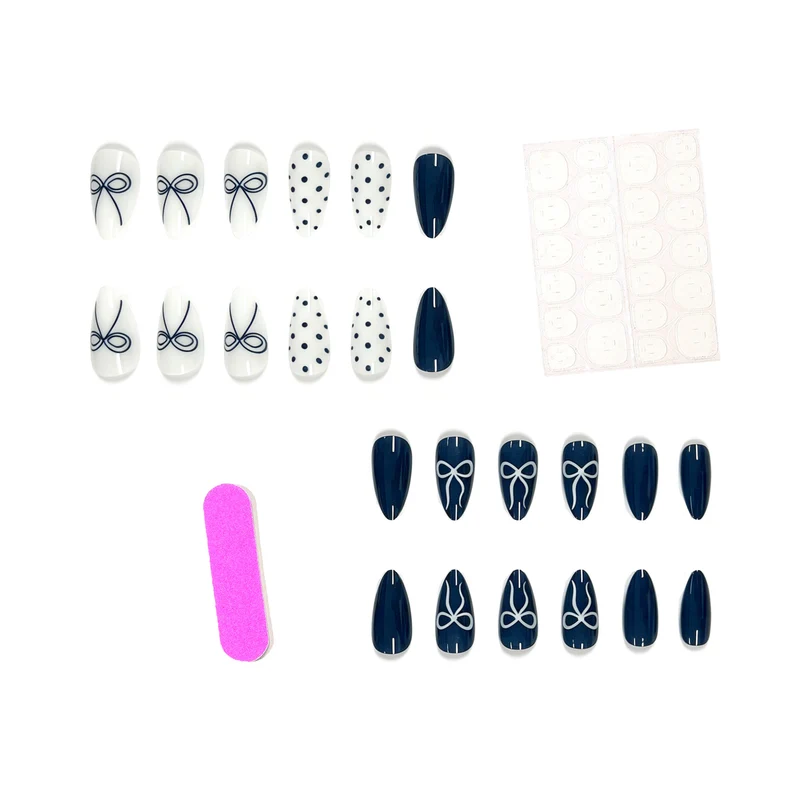 Nautical-Inspired Gel Nail Art Stornfield