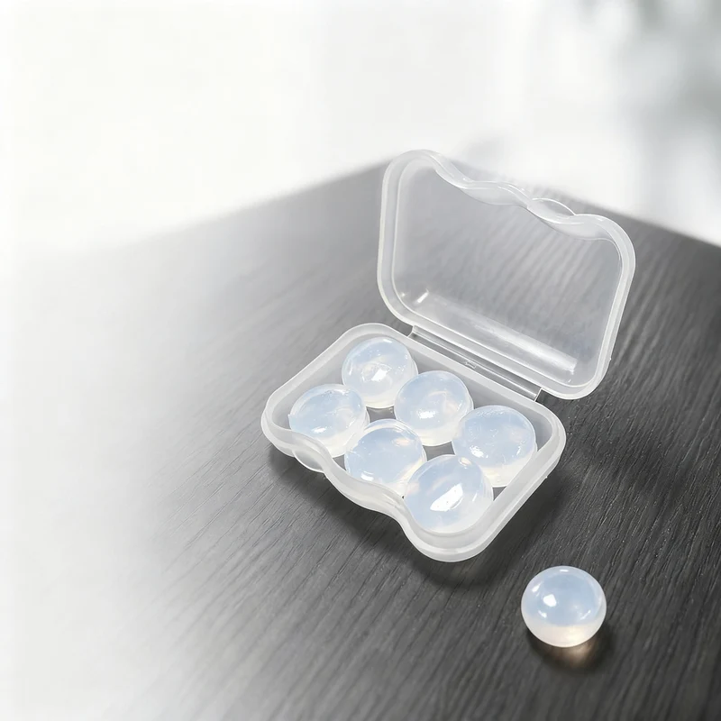 Silicone earplugs for sleeping and noise reduction