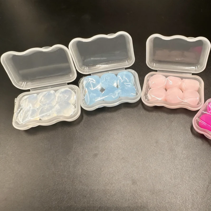 Silicone earplugs for sleeping and noise reduction