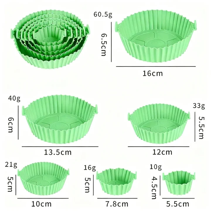 Silicone egg cups, round, 9×9×7 cm