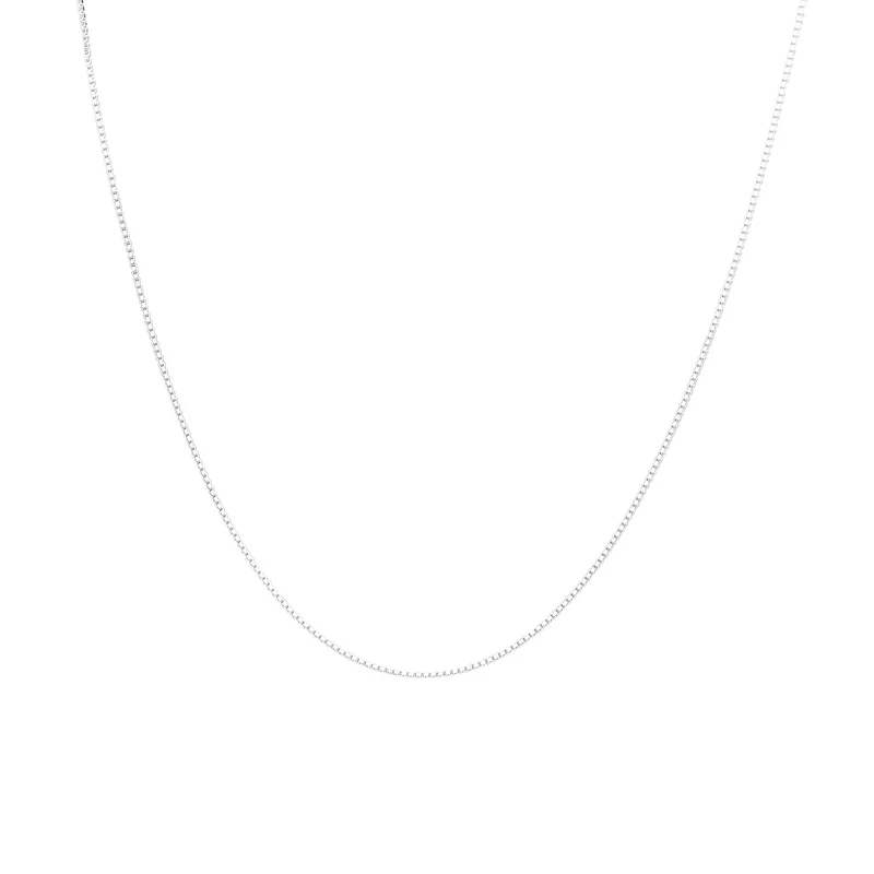 Silver chain with cross pendant, 925 silver