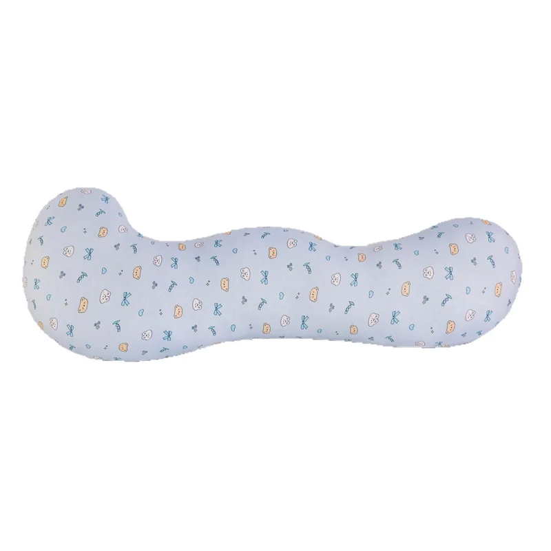 Side sleeper pillow made of cotton, 115 × 48 cm