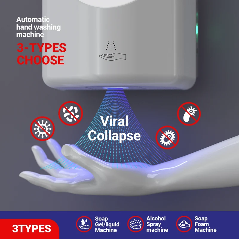 Automatic soap dispenser with sensor
