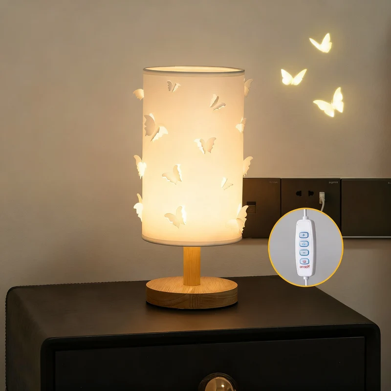 LED Butterfly Lamp with Dimming Function, Model 016