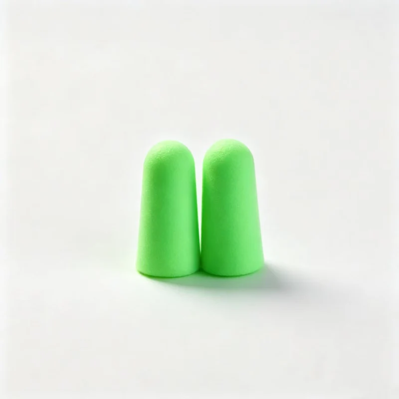 Foam ear plugs, spherical shape, 25×12 mm