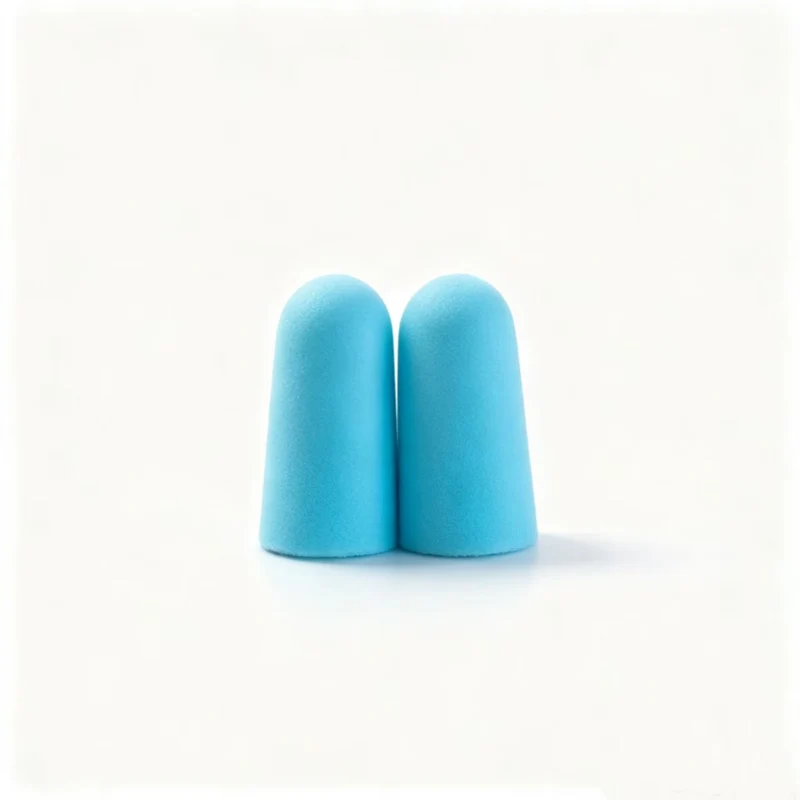 Foam ear plugs, spherical shape, 25×12 mm