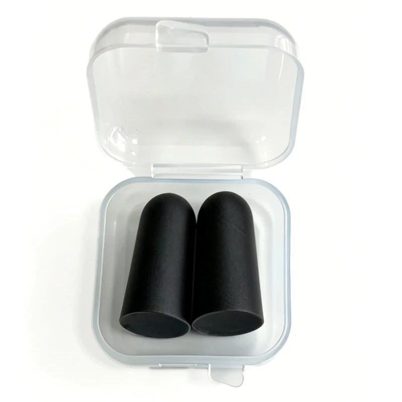 Foam ear plugs, spherical shape, 25×12 mm