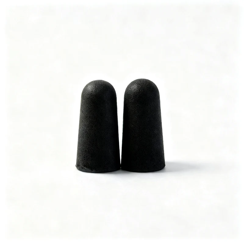 Foam ear plugs, spherical shape, 25×12 mm