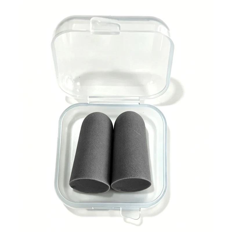 Foam ear plugs, spherical shape, 25×12 mm
