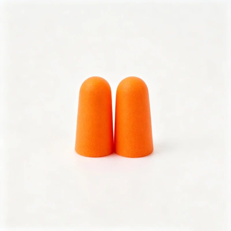 Foam ear plugs, spherical shape, 25×12 mm