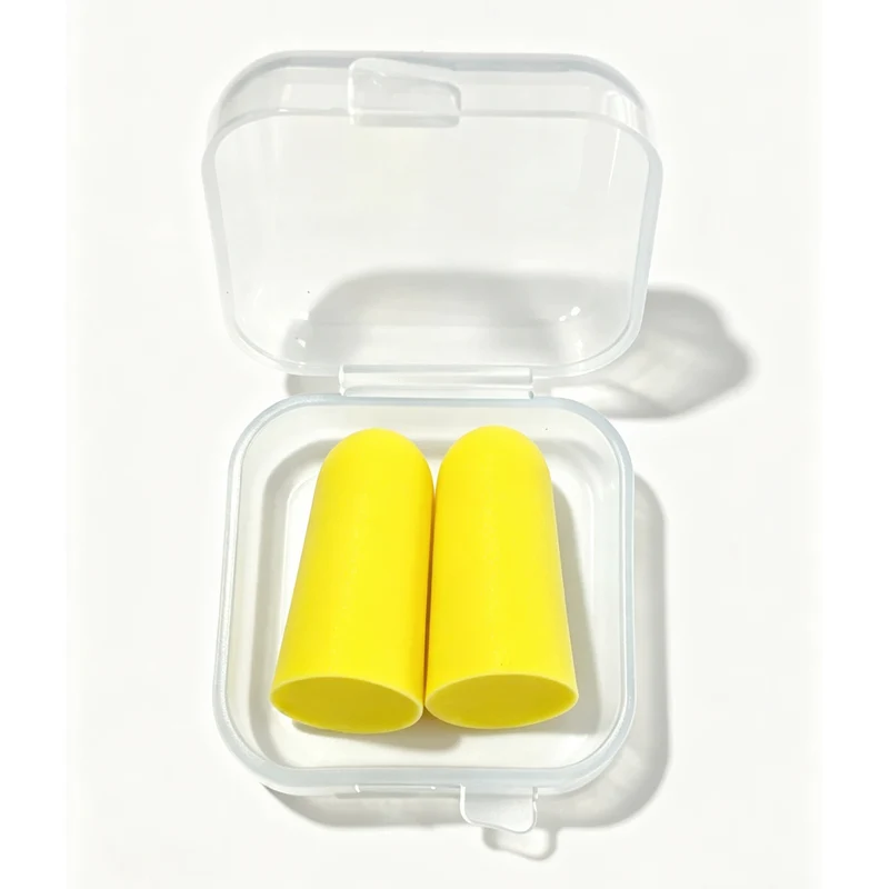 Foam ear plugs, spherical shape, 25×12 mm