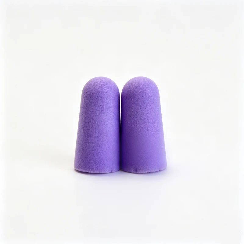 Foam ear plugs, spherical shape, 25×12 mm