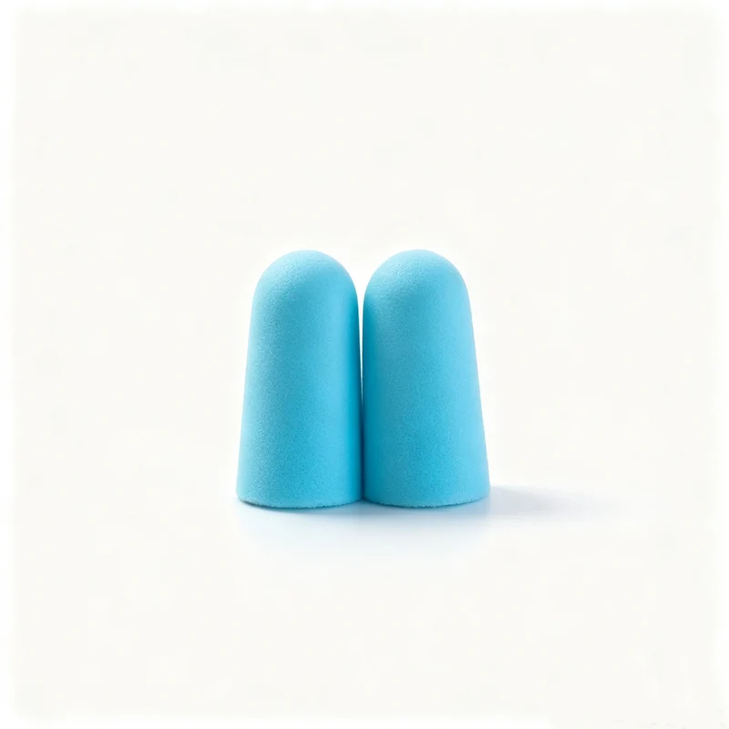 Foam ear plugs, spherical shape, 25×12 mm