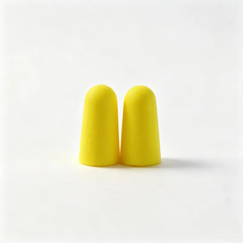 Foam ear plugs, spherical shape, 25×12 mm