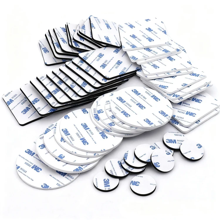 Foam double-sided adhesive tape, round