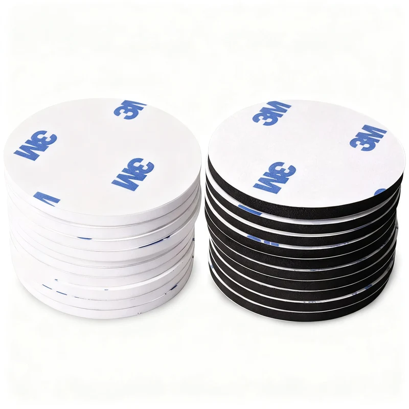 Foam double-sided adhesive tape, round