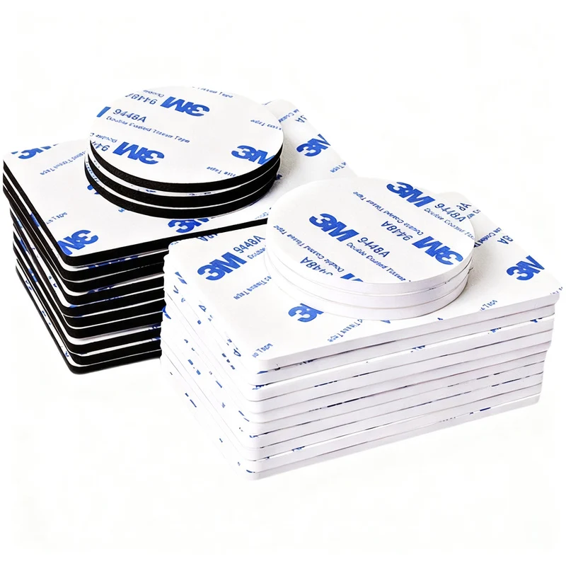 Foam double-sided adhesive tape, round