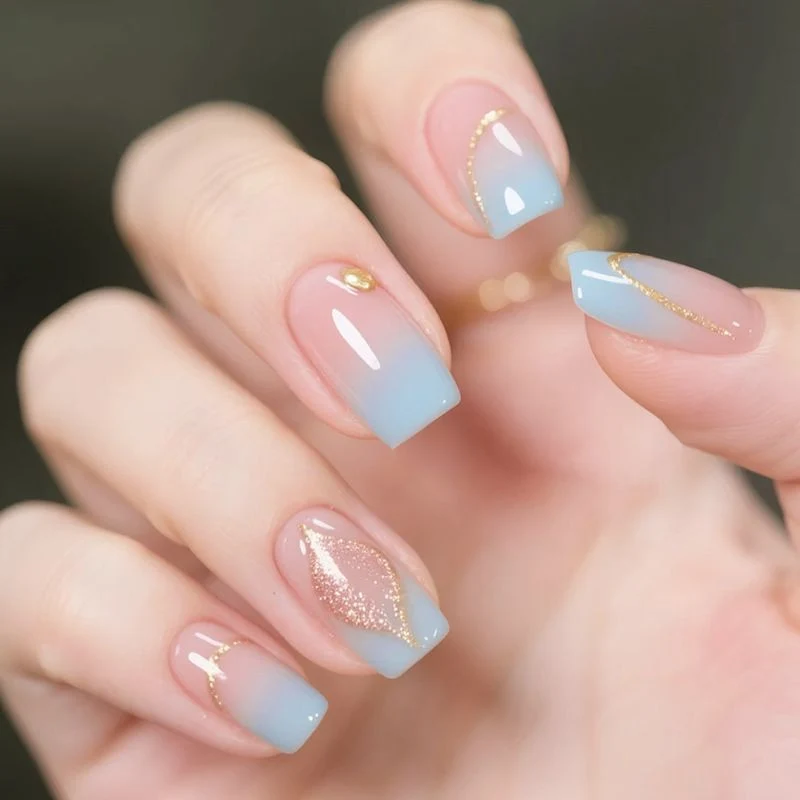 Elegante Ombre Nagelkunst Verbesserungen Karnz